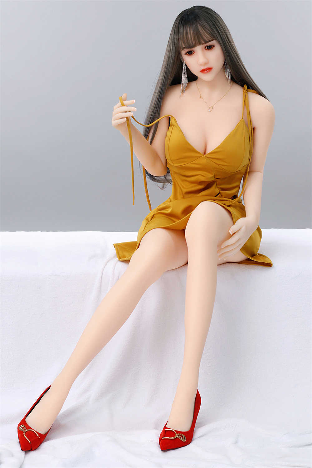 165cm Cheap Silicone Japan Small Little Breast Lifelike Sex Doll