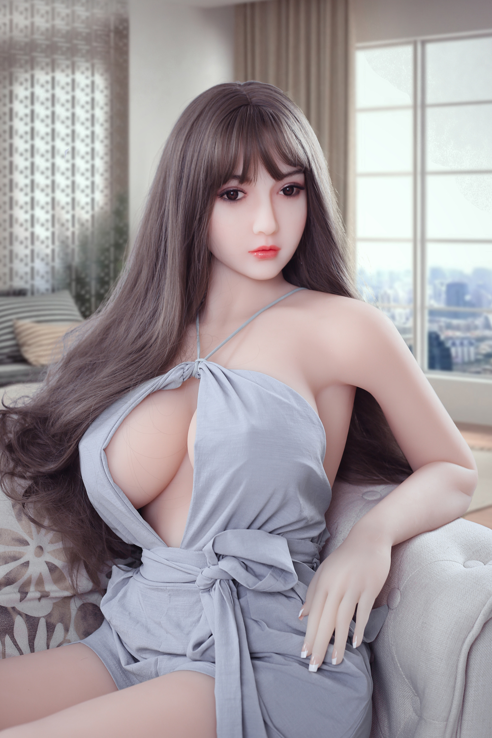 166cm Cheap Adult Big Boobs Lifelike Silicone TPE Sex Real Doll