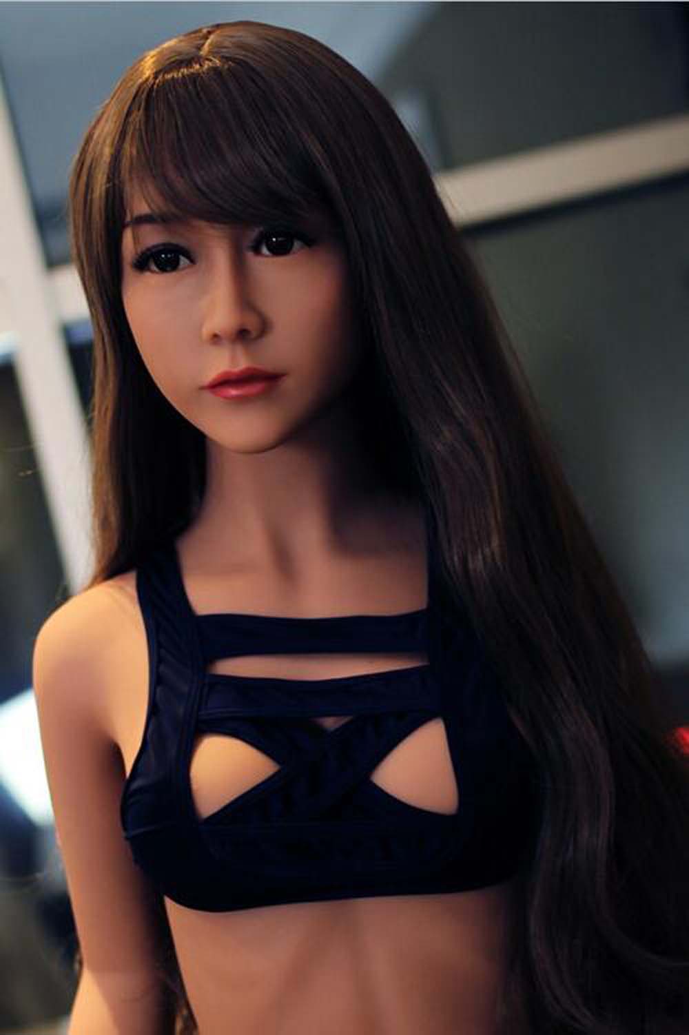157cm Small Breasts Flat Chest Full Silicone Real Realistic Cute Sex Doll
