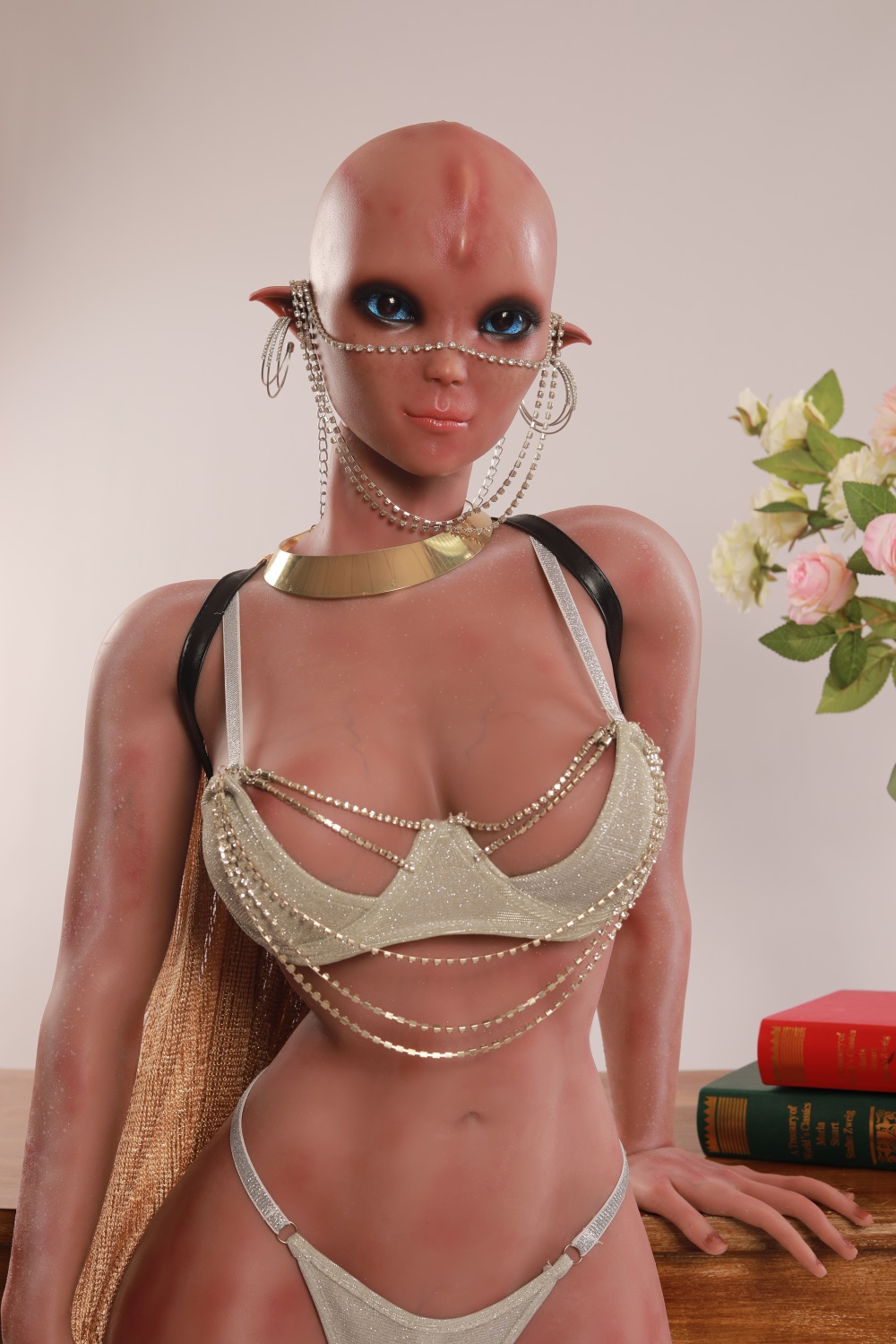 153cm Busty Silicone Alien Robotic Sex Dolls