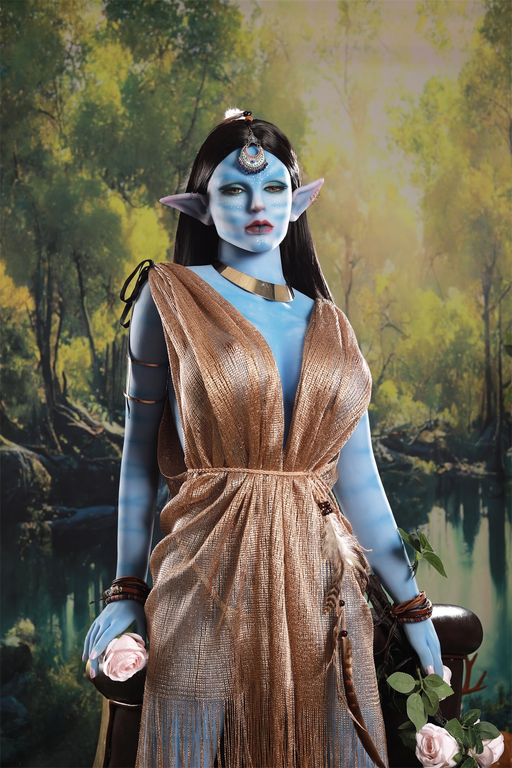 165cm Avatar Elf Fantasy Moving Sex Anal Doll